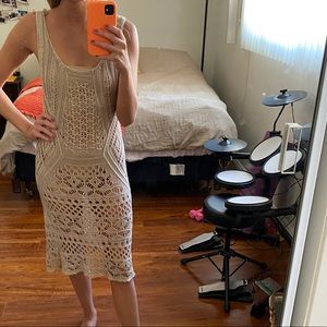 loveriche taupe knit dress